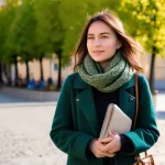 Home 18 슬로바키아 주요 사기 수법 - **Prompt 1: Vigilant Traveler in Bratislava**
A wide shot of a young female traveler, approximat...